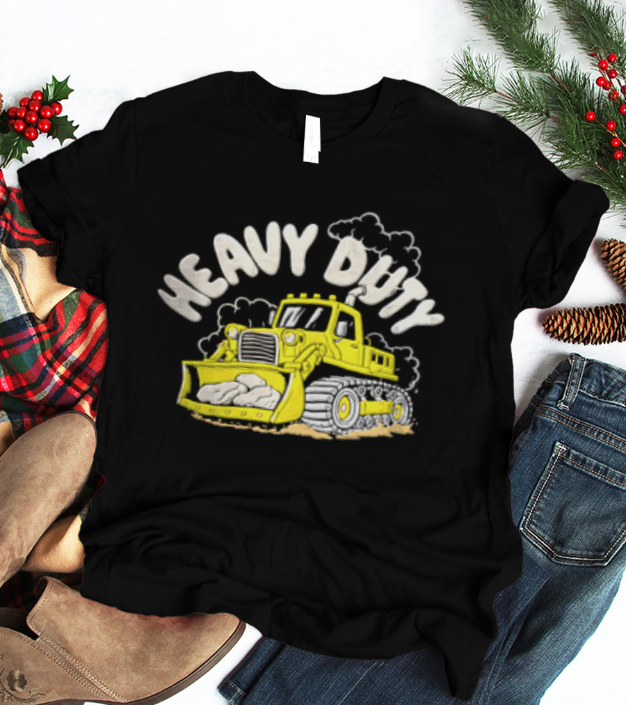 Heavy Duty Bulldozer With Rocks T-Shirt