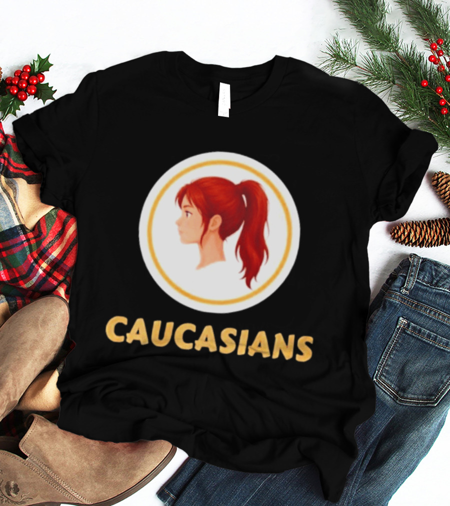 Caucasians Redhead Ponytail Profile T-Shirt