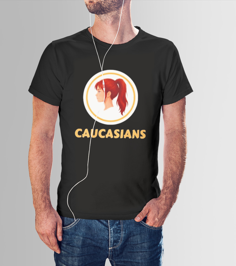 Caucasians Redhead Ponytail Profile T-Shirt