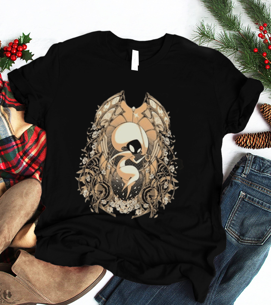 Hollow Knight Silksong Intrepid Pursuer Ornate T-Shirt