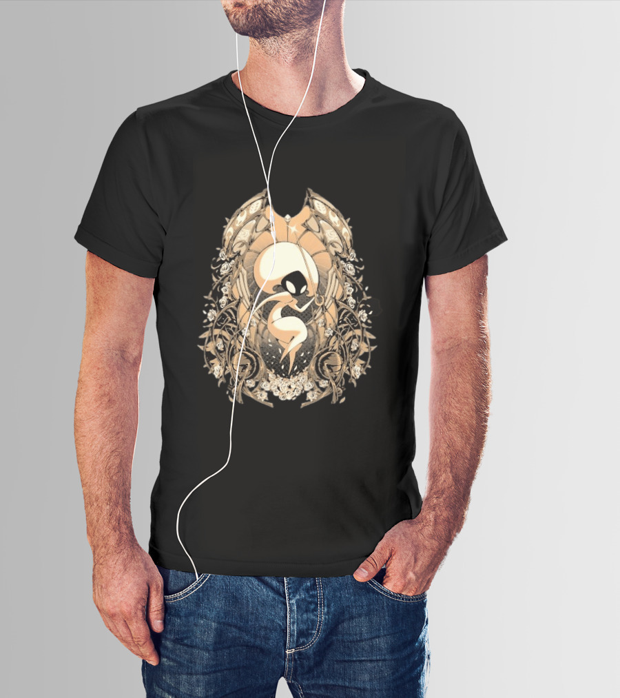 Hollow Knight Silksong Intrepid Pursuer Ornate T-Shirt