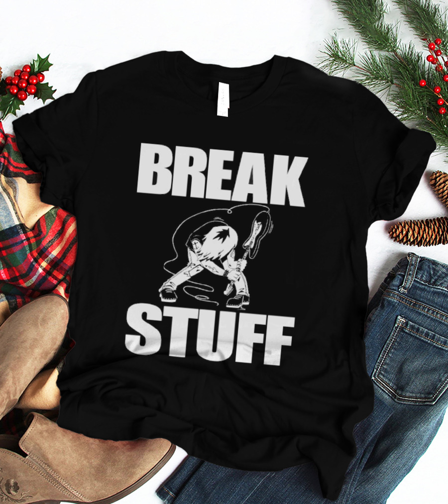 Limp Bizkit Break Stuff Illustration Iconic Band T-Shirt