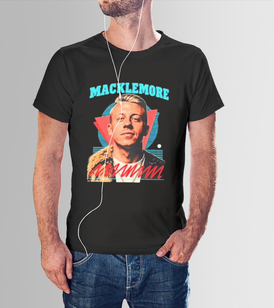 Macklemore Vintage Retro Style Collage T-Shirt