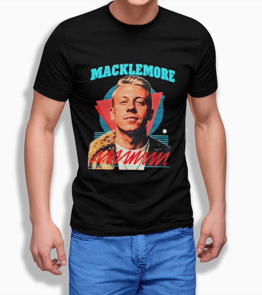 Macklemore Vintage Retro Style Collage T-Shirt