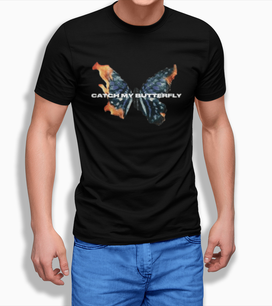 Catch My Butterfly Dirty Honey Women's Crop Top T-Shirt