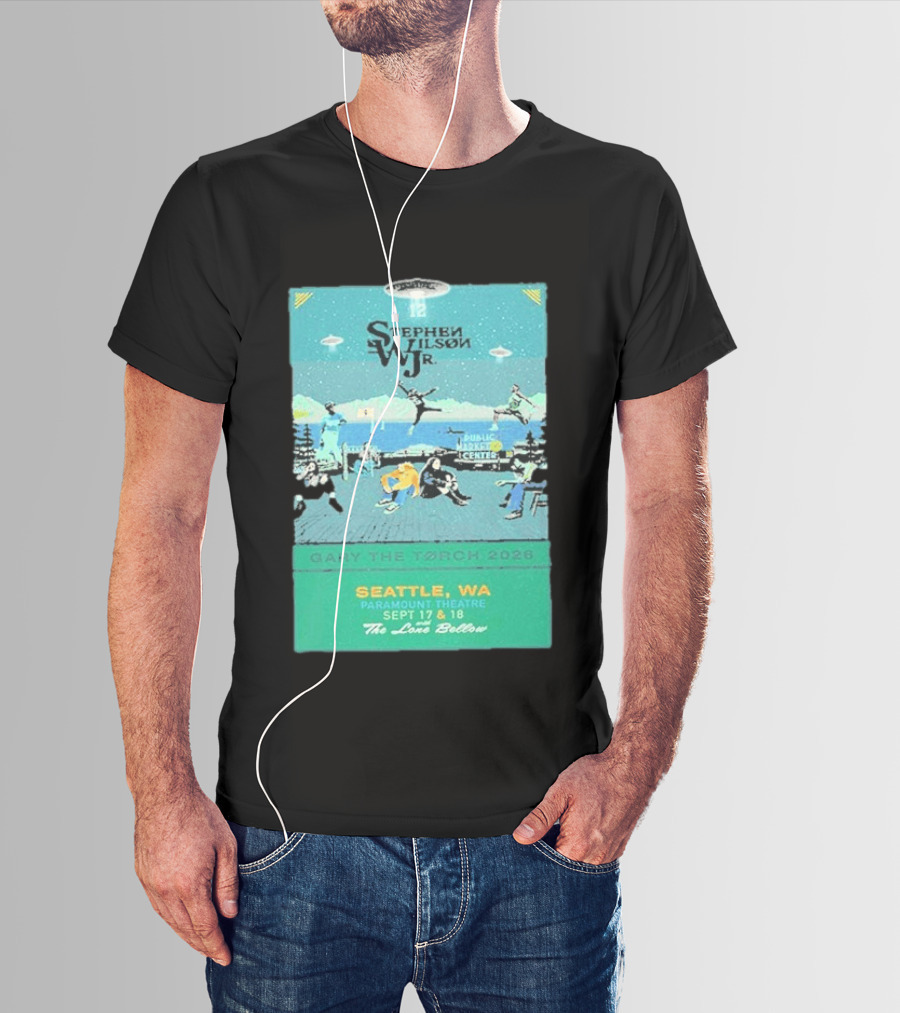 Stephen Wilson Jr Carry The Torch 2026 Seattle Paramount Theatre Event September 17 18 Public Market Center Seattle WA T-Shirt