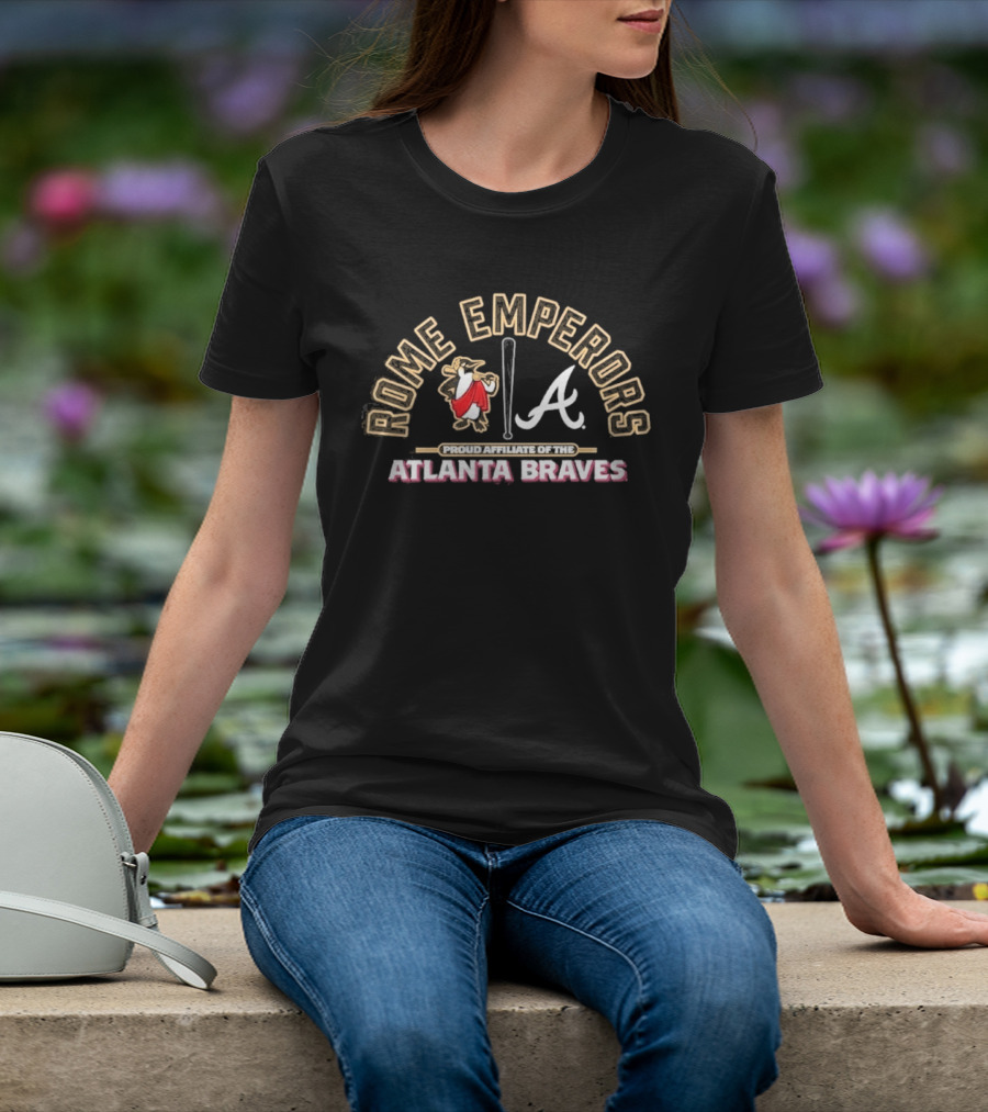 Rome Emperors Official Affiliate Of Atlanta Braves T-Shirt