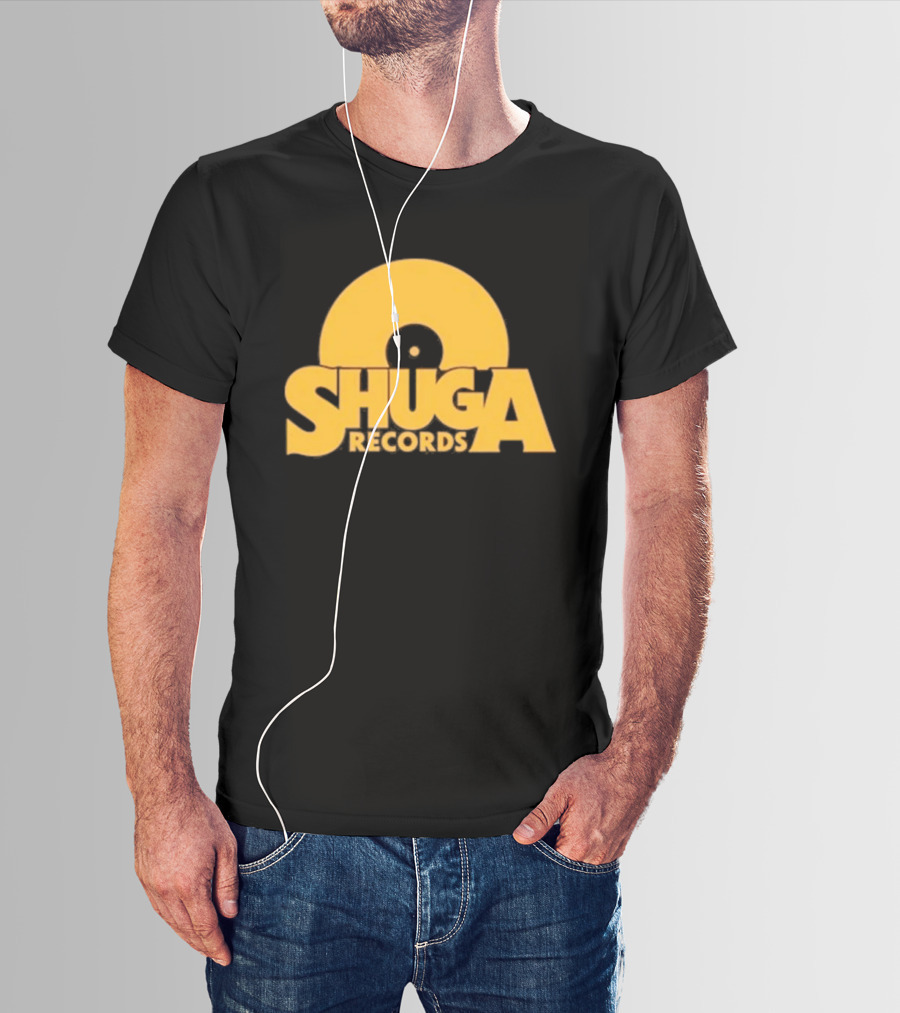 Shuga Records Vinyl Icon Retro Style Collection T-Shirt