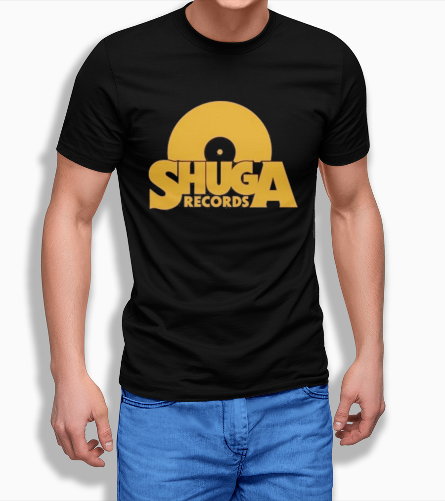 Shuga Records Vinyl Icon Retro Style Collection T-Shirt