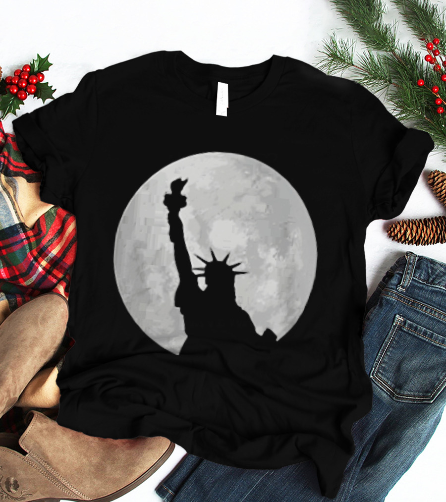Statue Of Liberty Lunar T-Shirt