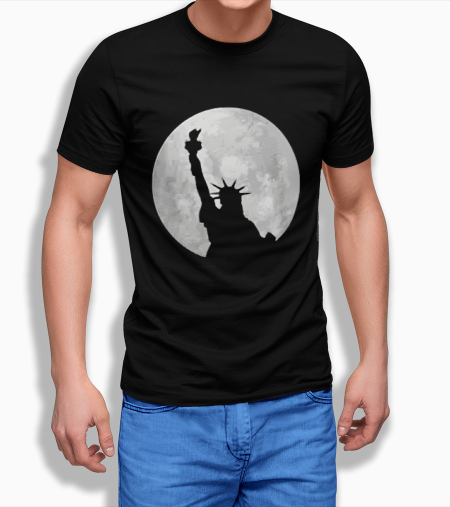 Statue Of Liberty Lunar T-Shirt