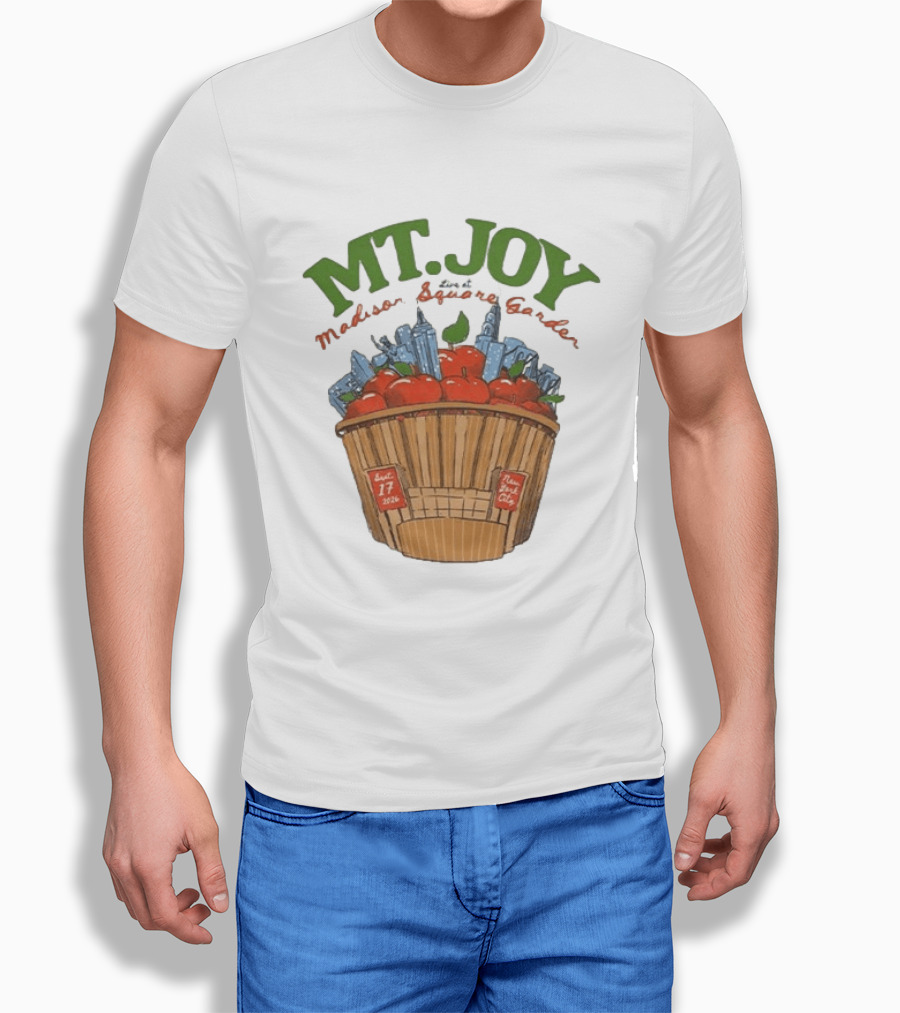 Mt. Joy Madison Square Garden Sept 17 2026 Apples New York City T-Shirt