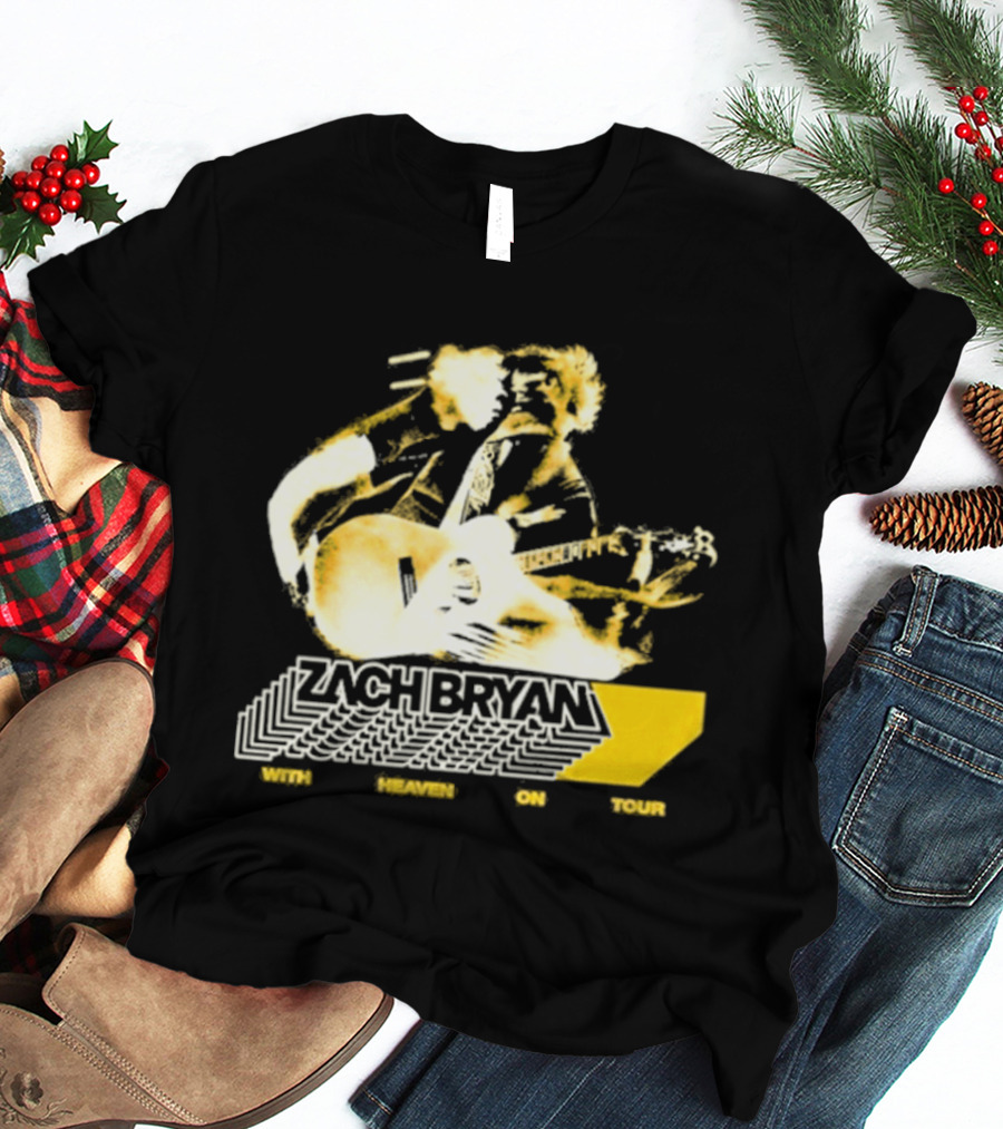 Zach Bryan With Heaven On Tour Sep 18 2026 The Woodlands Dover DE T-Shirt