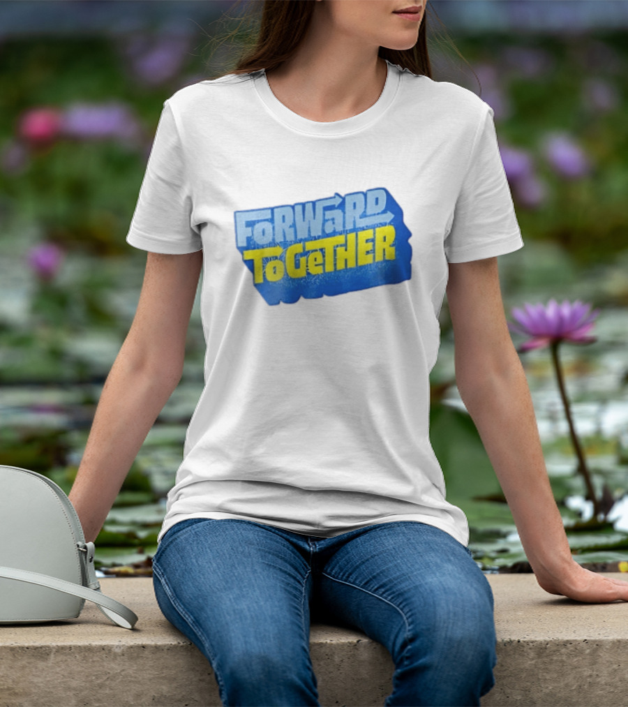 Forward Together Blue Yellow 2026 T-Shirt