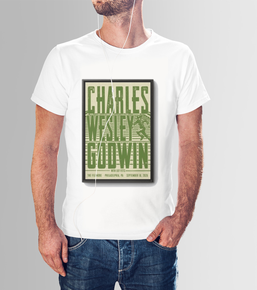 Charles Wesley Godwin The Fillmore Philadelphia PA September 18 2026 T-Shirt