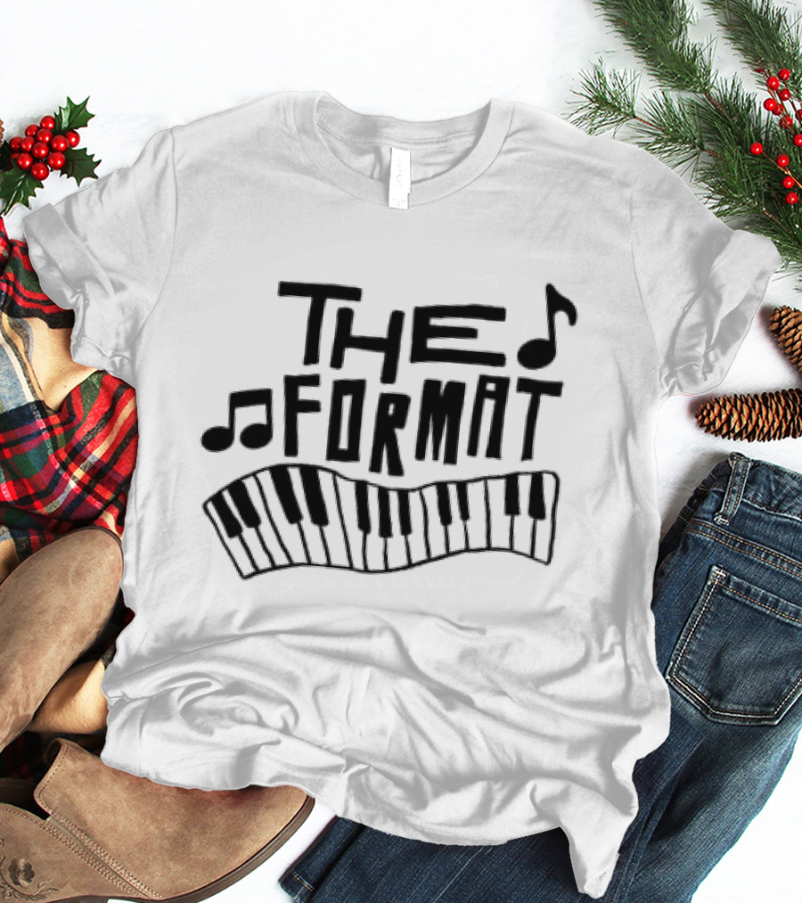 The Format Piano Music Notes Ringer T-Shirt