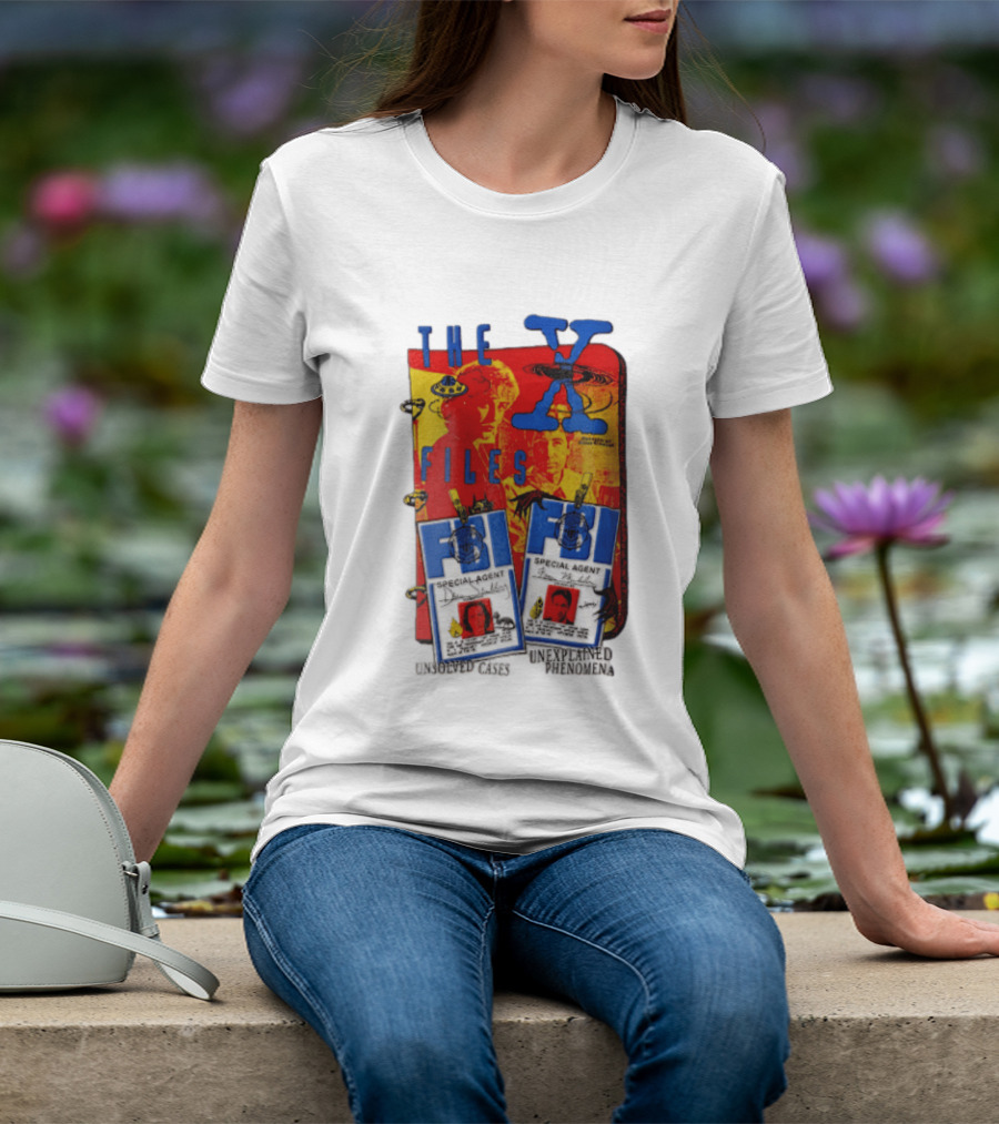 The X Files FBI Special Agent Unsolved Cases Unexplained Phenomena T-Shirt