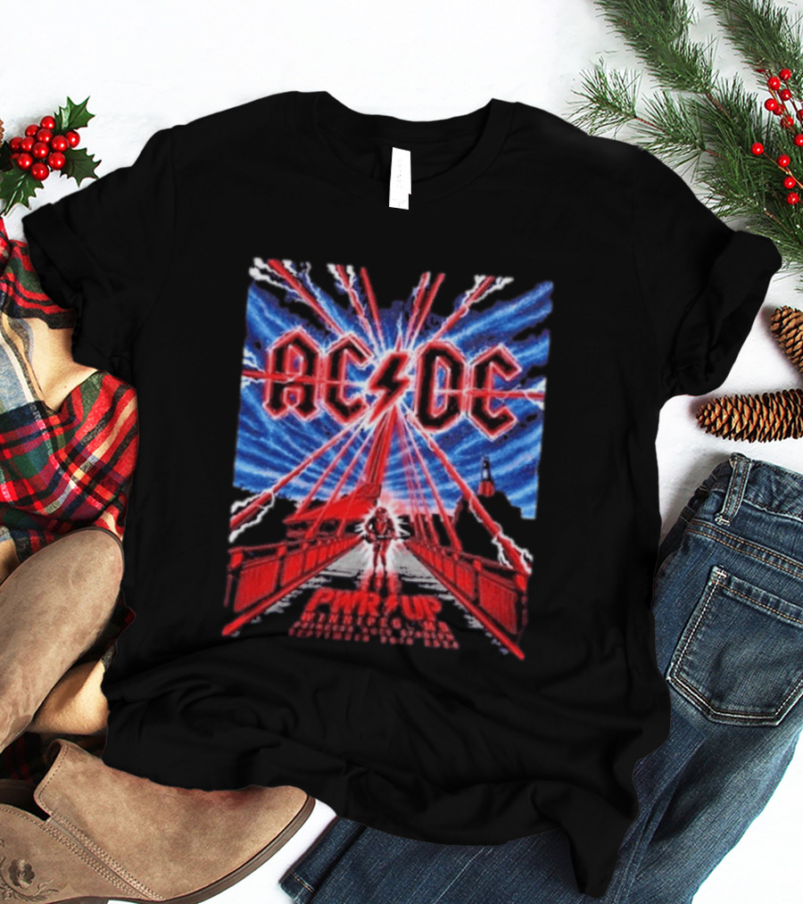 ACDC PWR UP Tour September 20 2026 Princess Auto Stadium Winnipeg MB Event T-Shirt