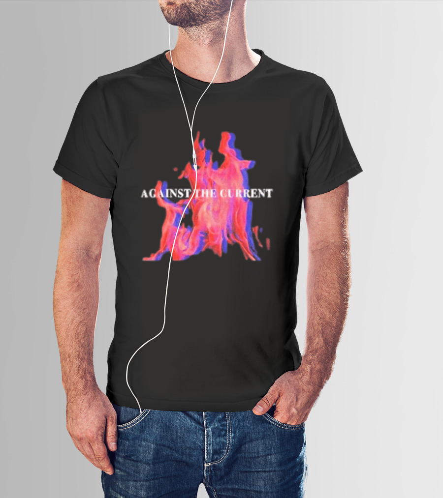 Against The Current Flames Fiery T-Shirt