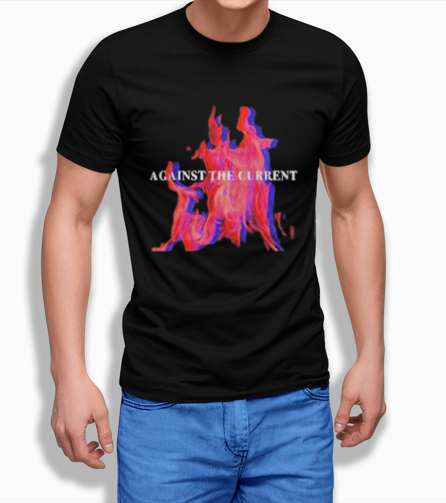 Against The Current Flames Fiery T-Shirt