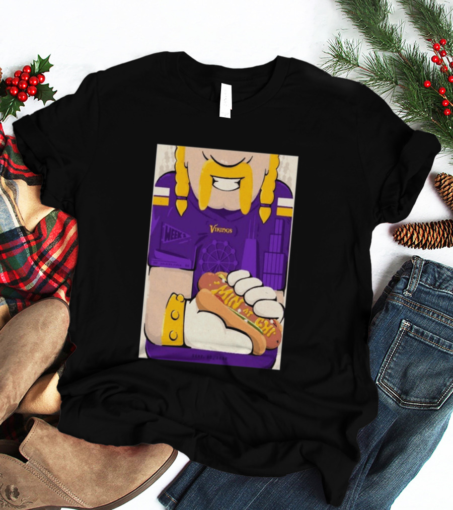 Minnesota Vikings Vs Chicago Bears September 20 2026 Soldier Field Chicago Illinois NFL Week 3 Event T-Shirt