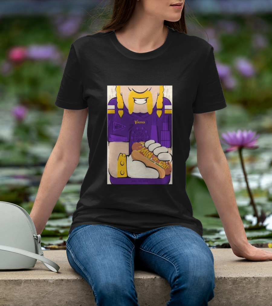 Minnesota Vikings Vs Chicago Bears September 20 2026 Soldier Field Chicago Illinois NFL Week 3 Event T-Shirt