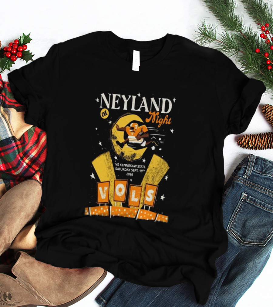 Neyland At Night Vols Vs Kennesaw State September 19 2026 Football Knoxville T-Shirt