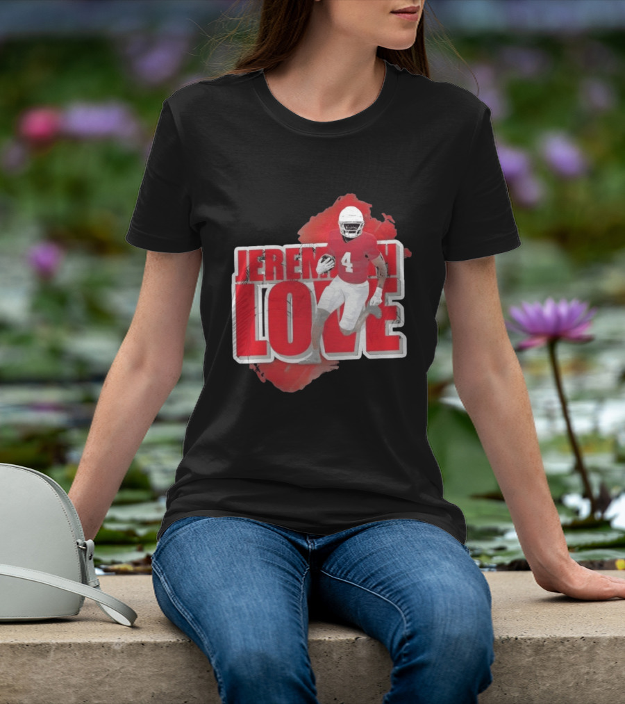 Jeremiyah Love Arizona Cardinals Football Number 4 Player T-Shirt
