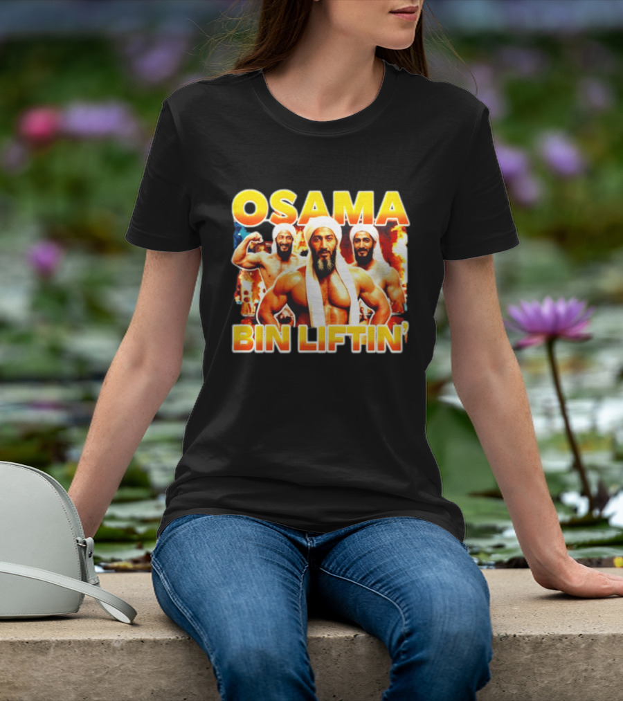 Osama Bin Liftin' Muscular Trio With Turbans And Explosive T-Shirt