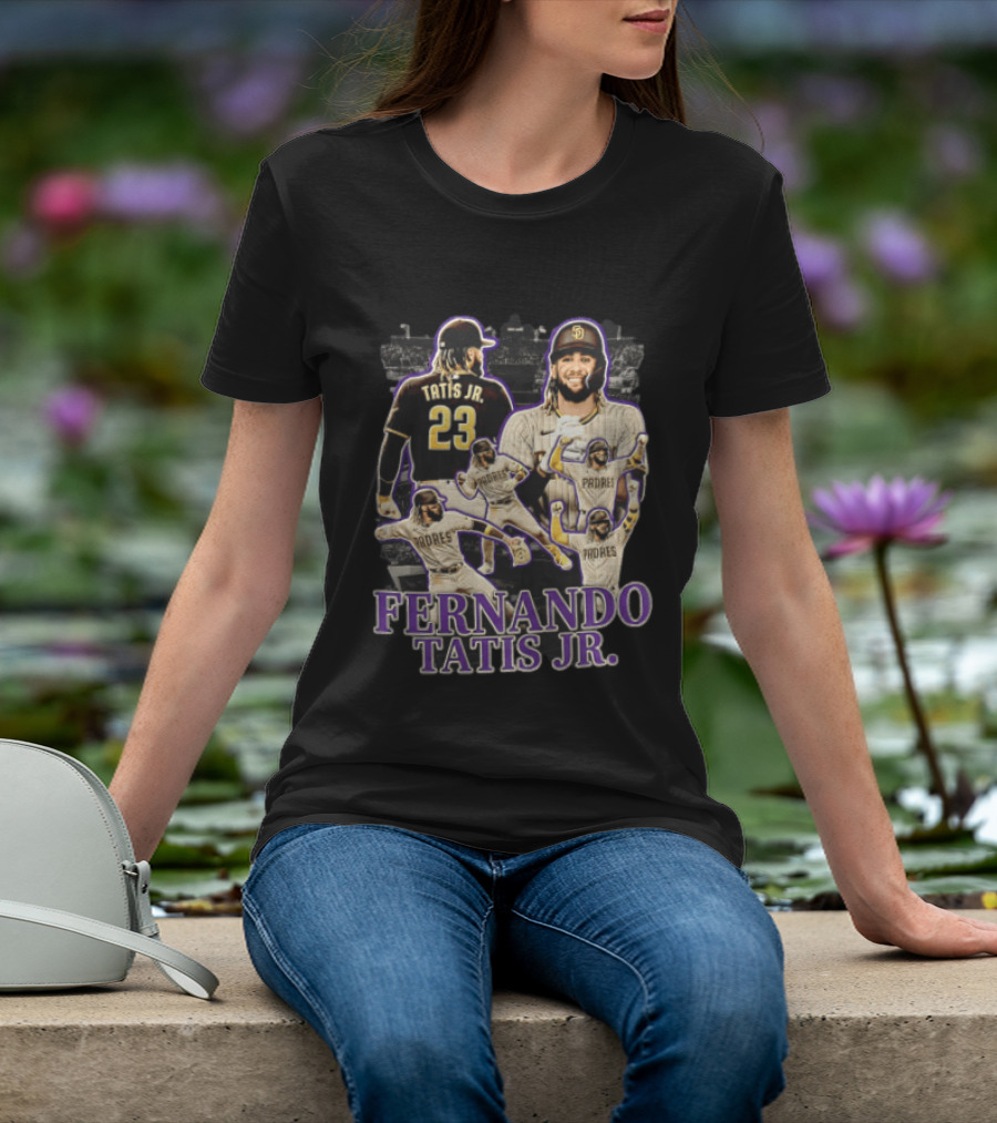 Fernando Tatis Jr San Diego Padres Baseball Player Multiple Images T-Shirt