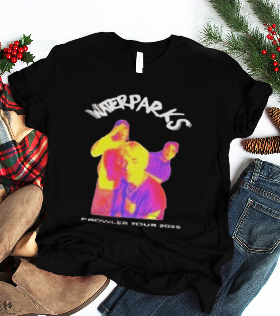 Waterparks Infrared Prowler Tour 2025 Crystallized Oceans Songs T-Shirt