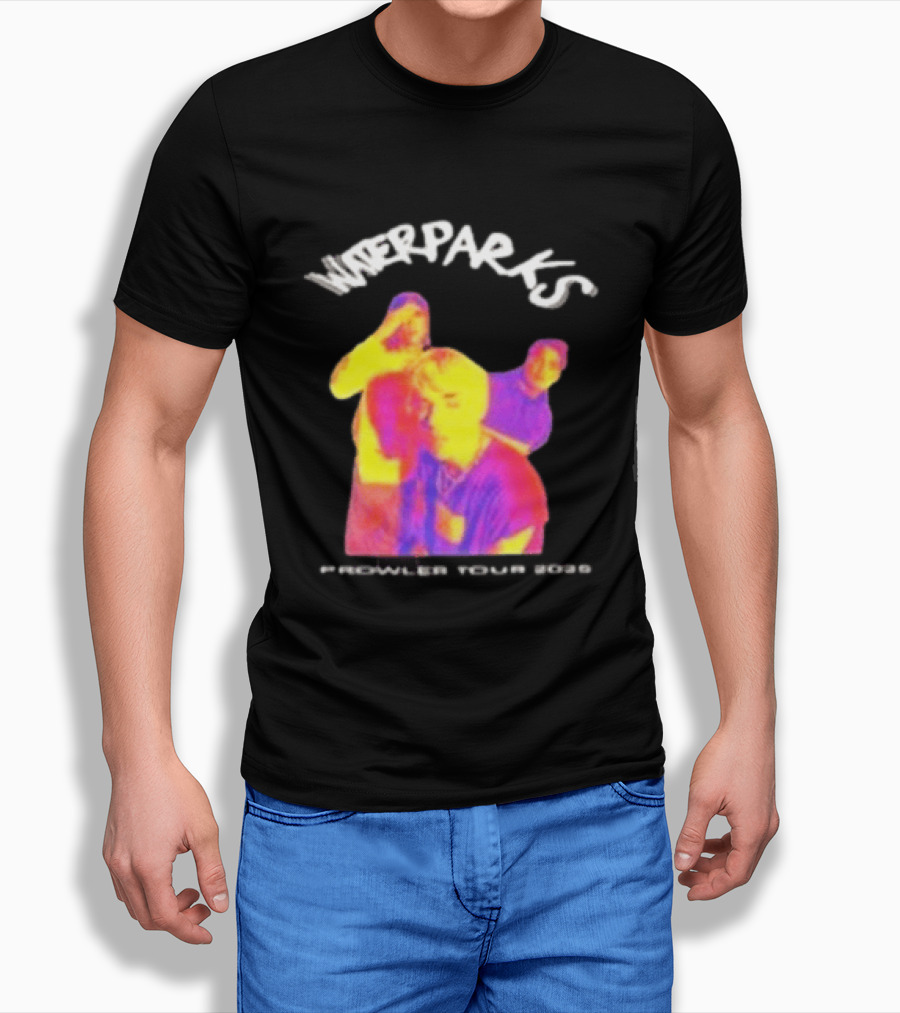 Waterparks Infrared Prowler Tour 2025 Crystallized Oceans Songs T-Shirt