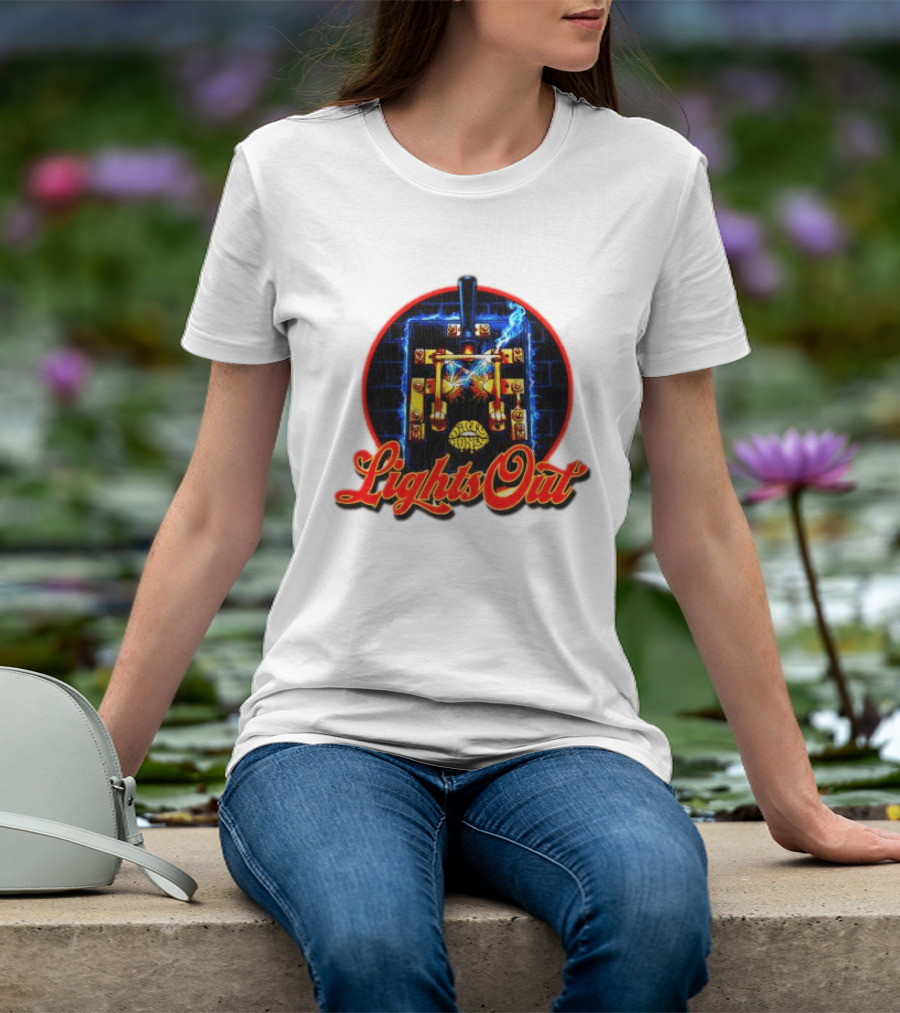 Dirty Honey Lights Out Electric Switch Rock Band Raglan T-Shirt