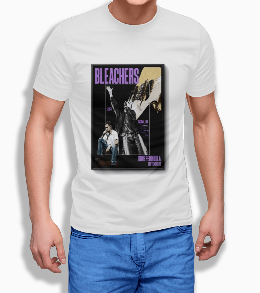 Bleachers Live Tacoma WA Dune Peninsula September 19 T-Shirt