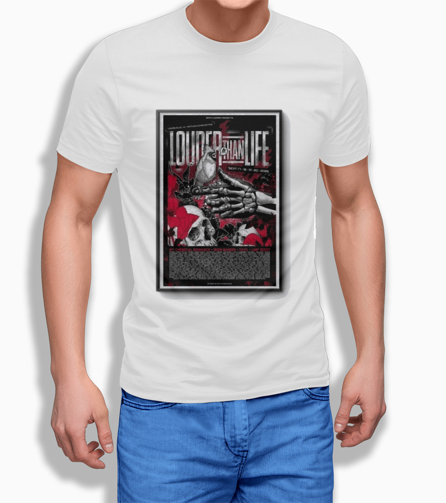Louder Than Life Festival 2026 My Chemical Romance Iron Maiden Tool Limp Bizkit T-Shirt
