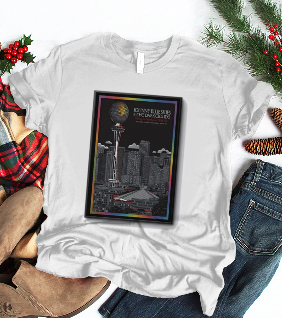 Johnny Blue Skies & The Dark Clouds Meeting For The Moment Seattle 2026 Tour Concert T-Shirt