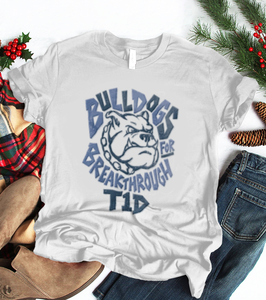 St. Bernadette Bulldogs Breakthrough Type 1 Into Type None T-Shirt