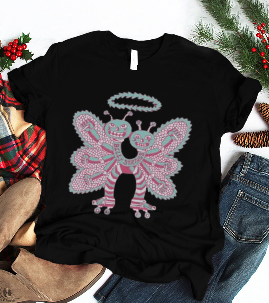Billy Strings Twin Butterflies Roller Skates Halo T-Shirt