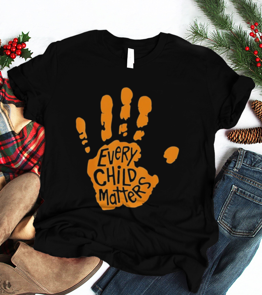 Every Child Matters Orange Handprint T-Shirt