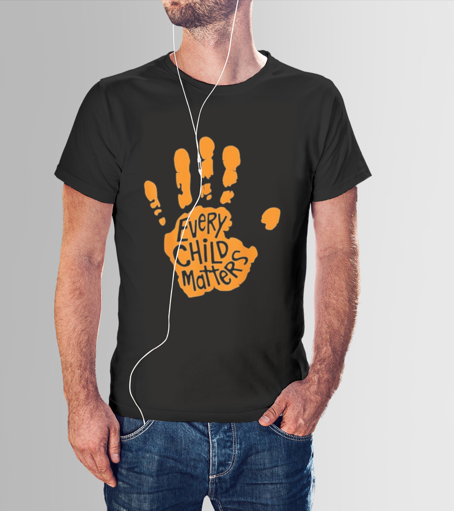 Every Child Matters Orange Handprint T-Shirt