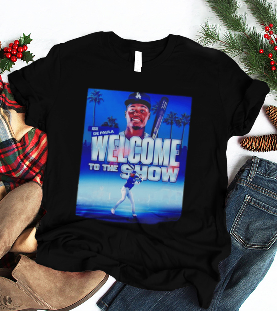 Josue De Paula Welcome To The Show Los Angeles Dodgers T-Shirt