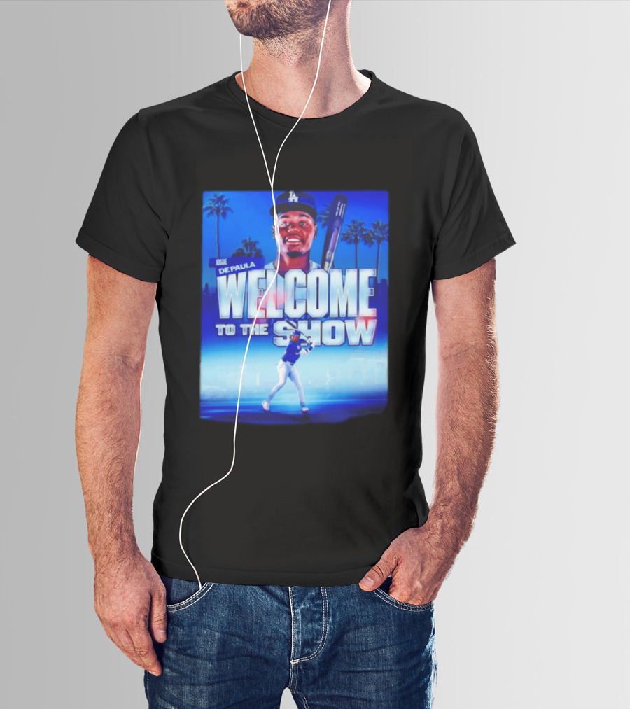 Josue De Paula Welcome To The Show Los Angeles Dodgers T-Shirt