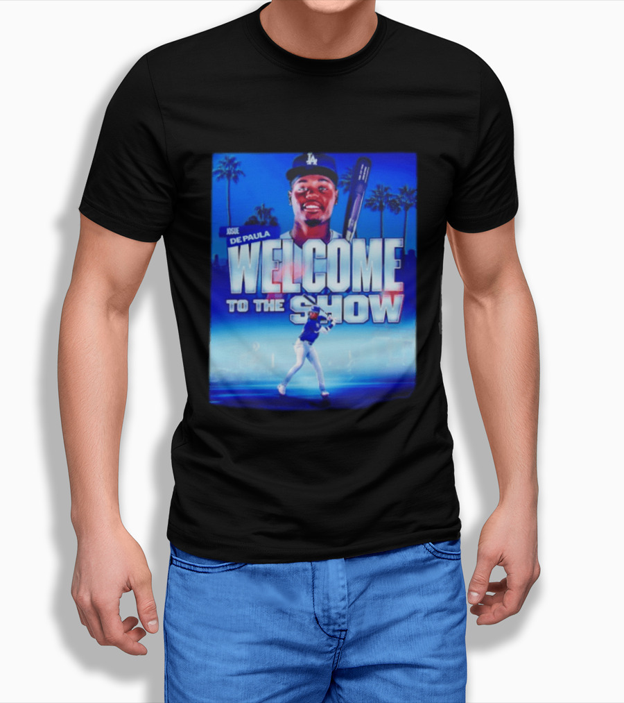 Josue De Paula Welcome To The Show Los Angeles Dodgers T-Shirt