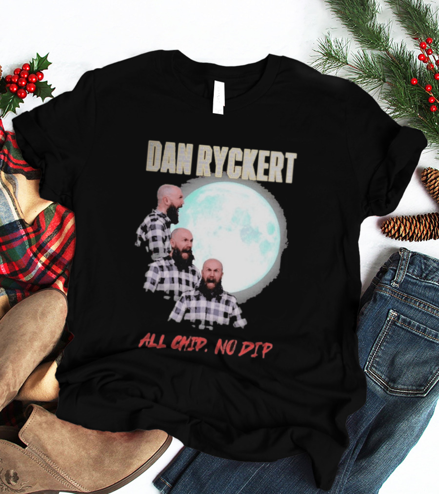 Dan Ryckert All Chip No Dip Plaid Moon Expression Series T-Shirt