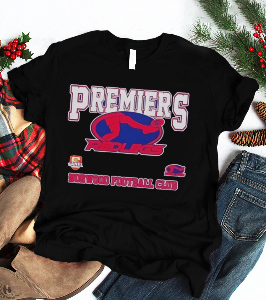 SANFL League Norwood Football Club Redlegs Premiers 2026 T-Shirt