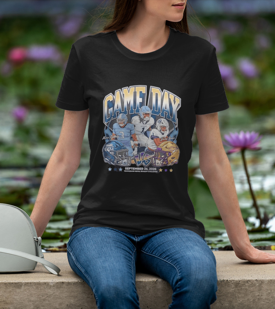 Old Dominion Vs James Madison NCAA Football Rivalry Game Day September 26 2026 T-Shirt