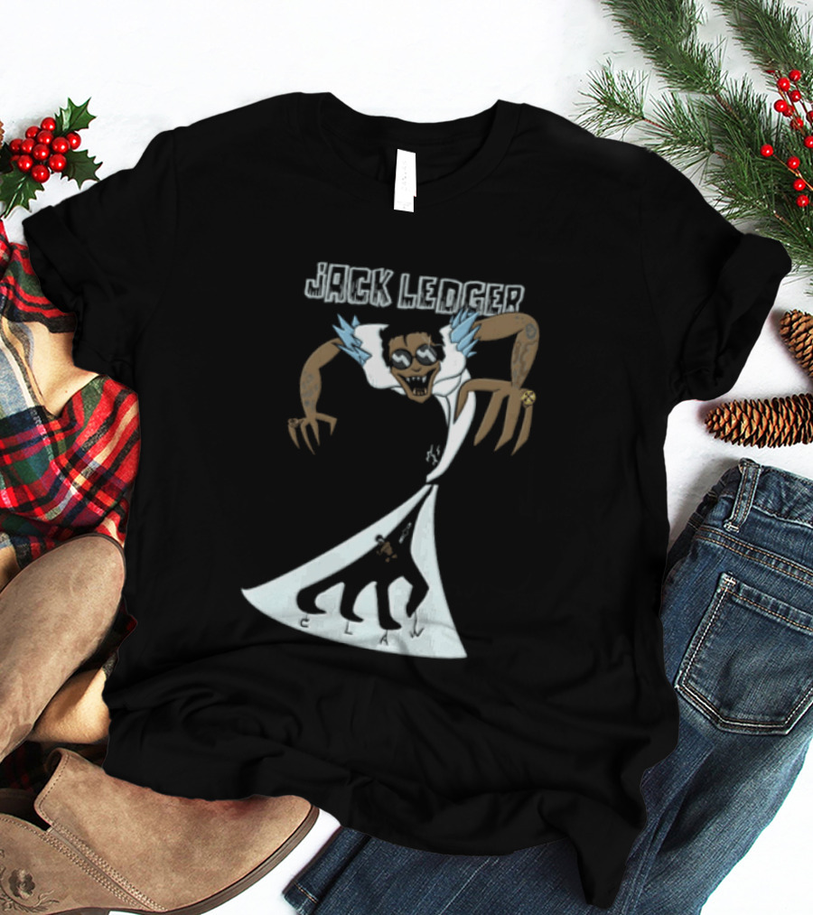 Jack Ledger Horror Character Summoning Creepy Figure T-Shirt