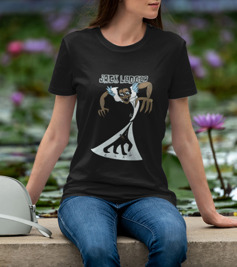 Jack Ledger Horror Character Summoning Creepy Figure T-Shirt