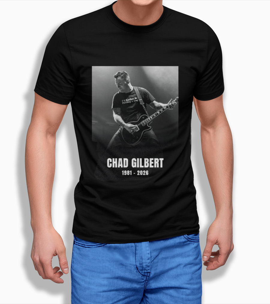 Chad Gilbert 1981 2026 I'd Rather Be Petting A Dog T-Shirt