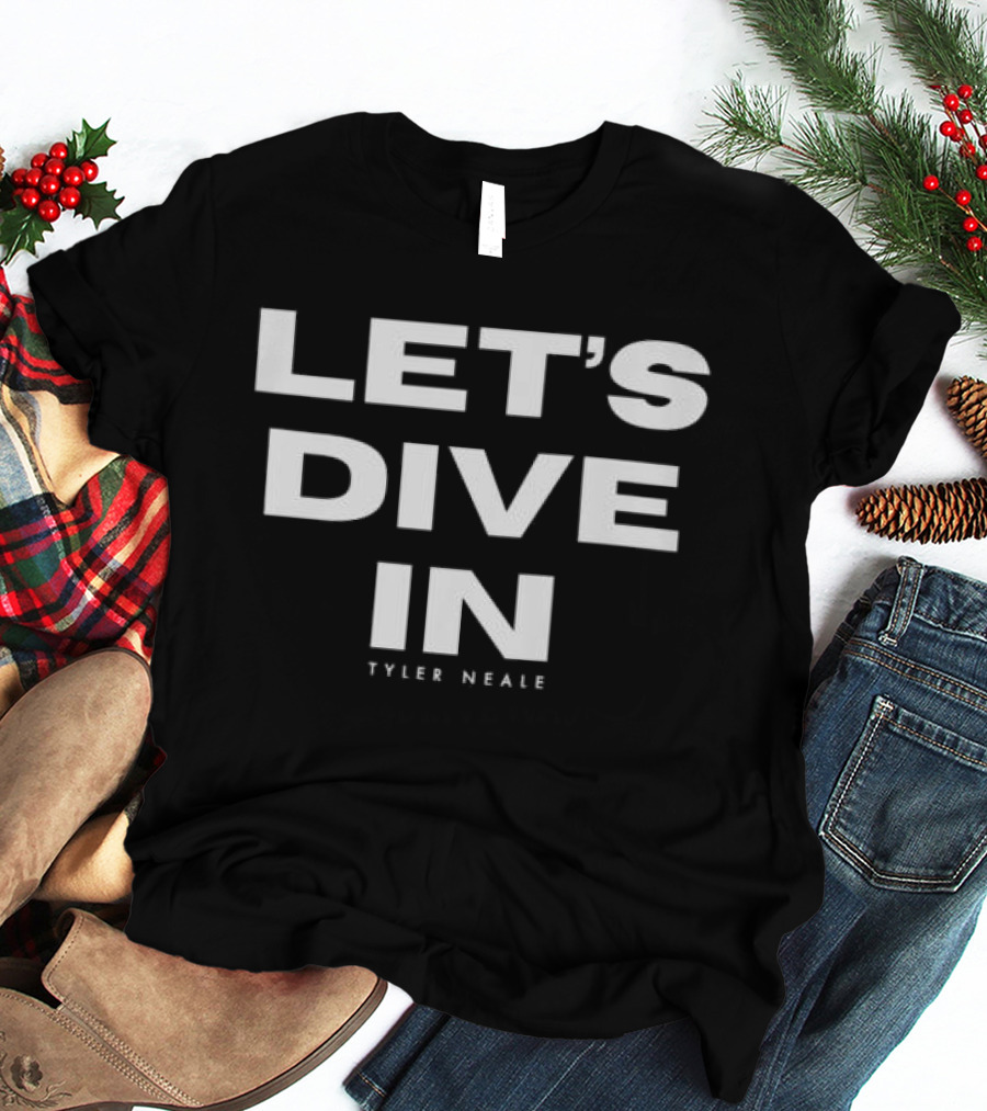 Let's Dive In Tyler Neale Black T-Shirt
